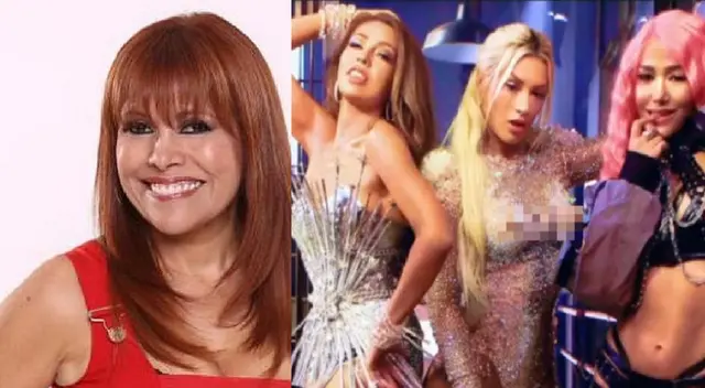 Magaly Medina felicitó a Leslie Show por su éxito musical.