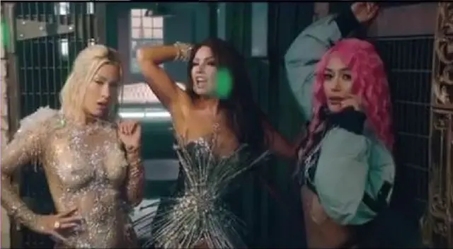 Thalía sigue promocionando tema junto a Leslie Shaw y Farina, que ya supera su primer millón de views