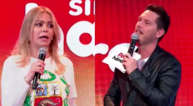 Gisela Valcárcel se mostró incómoda por los comentarios de Cristian Rivero. Gisela Valcárcel se mostró incómoda por los comentarios de Cristian Rivero.