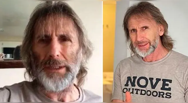 El antes y después de Ricardo Gareca en esta cuarentena. El antes y después de Ricardo Gareca en esta cuarentena.