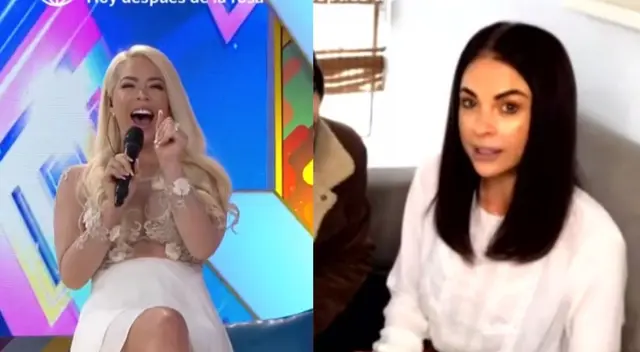 Fiorella Rodríguez saltó cuando preguntaron por su enamorado y evitó que Sheyla Rojas conversara con él. Fiorella Rodríguez saltó cuando preguntaron por su enamorado y evitó que Sheyla Rojas conversara con él.