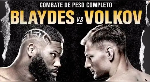 Blaydes vs. Volkov EN VIVO: Sigue la transmisión EN DIRECTO por El Popular.