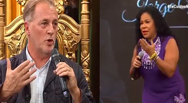 Eva Ayllón sorprendió al cantarle a Jorge Muñoz. Eva Ayllón sorprendió al cantarle a Jorge Muñoz.