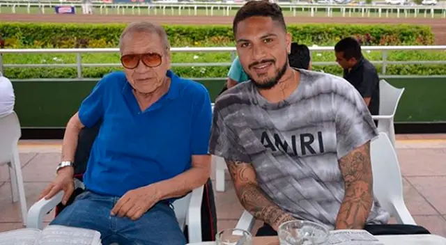 Paolo Guerrero y su papá disfrutando un día en el hipódromo. Paolo Guerrero y su papá disfrutando un día en el hipódromo.