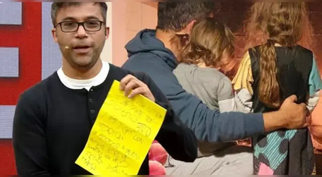 El conductor Renzo Schuller recibió una sorpresa por parte de Ethel Pozo y la producción de América Hoy al leer en vivo un mensaje escrito de sus dos hijas.