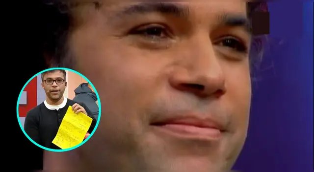 El conductor Renzo Schuller recibió una sorpresa por parte de Ethel Pozo y la producción de América Hoy al leer en vivo un mensaje escrito de sus dos hijas.