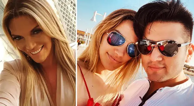 Jessica Newton encantada con su yerno.