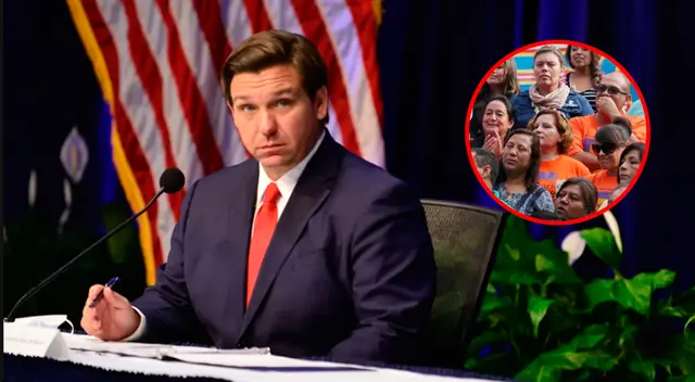 Ron DeSantis, gobernador de La Florida.