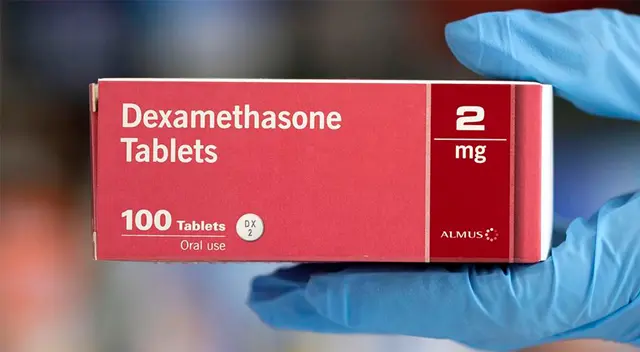 Dexametasona en tabletas.