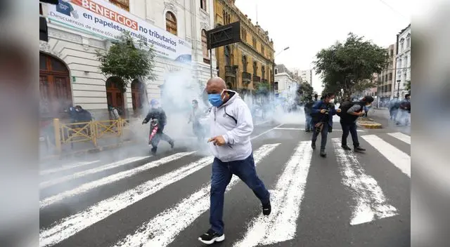 Protestas en Cercado de Lima