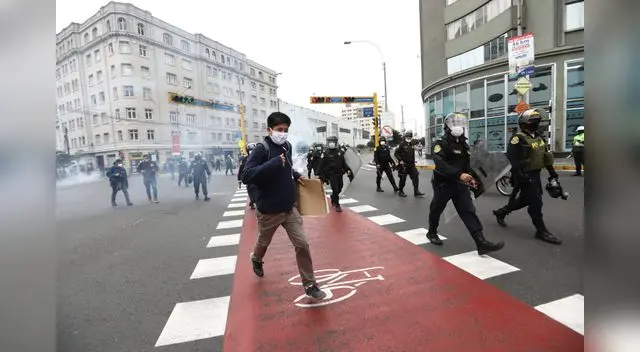 Protestas en Cercado de Lima