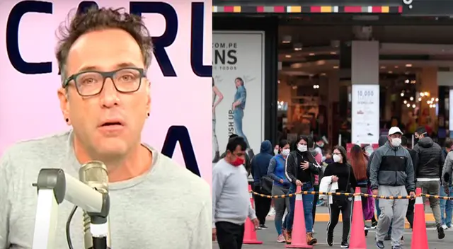 Carlos Galdós molesto por largas colas. Carlos Galdós molesto por largas colas.