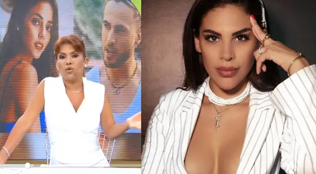 Magaly Medina pide que Stephanie confiese cuál es su negocio. Magaly Medina pide que Stephanie confiese cuál es su negocio.