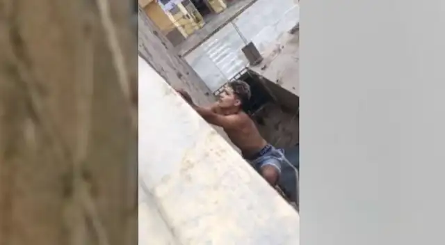 Venezolano se avienta del cuarto piso de hotel para evitar detención.