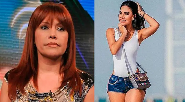 Magaly Medina pide que Stephanie confiese cuál es su negocio. Magaly Medina pide que Stephanie confiese cuál es su negocio.
