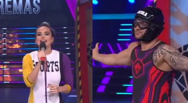 La presentadora Andrea Legarreta cuestionó a Nicola Porcella después de los constantes reclamos y quejas suyas en Guerreros 2020. La presentadora Andrea Legarreta cuestionó a Nicola Porcella después de los constantes reclamos y quejas suyas en Guerreros 2020.