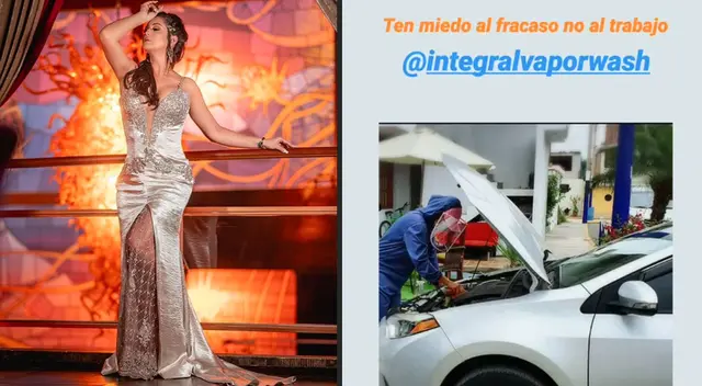 Karla Tarazona emprende negocio de desinfección de autos durante cuarentena Karla Tarazona emprende negocio de desinfección de autos durante cuarentena