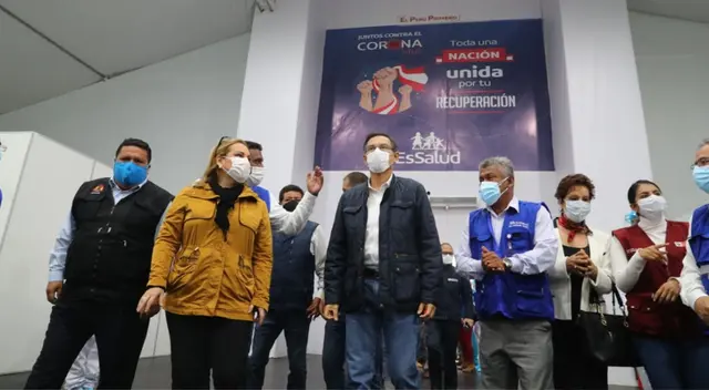 Presidente Martín Vizcarra inauguró nueva Villa EsSalud Chimbote para pacientes con COVID-19.