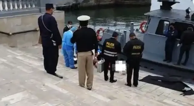 Hallan cuerpo de pescadores en el Callao. Hallan cuerpo de pescadores en el Callao.