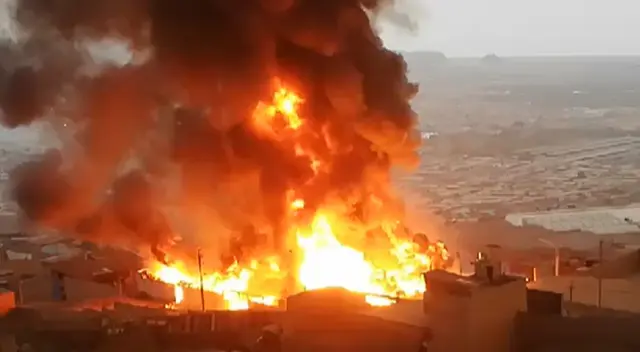 Incendio en Ventanilla.