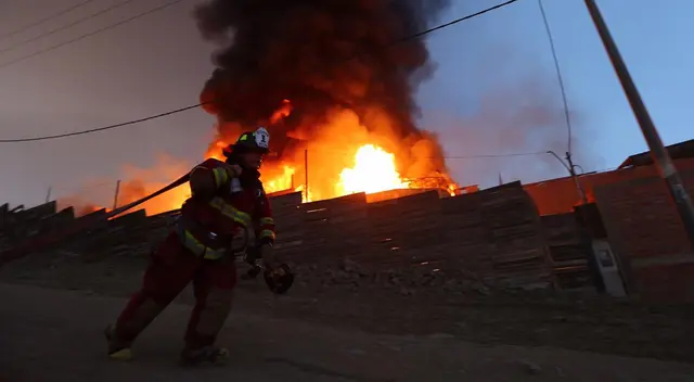 Incendio en Ventanilla.