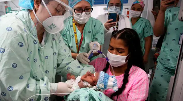 Colombiana que estuvo en coma inducido e infectada con el coronavirus dio a luz. Colombiana que estuvo en coma inducido e infectada con el coronavirus dio a luz.