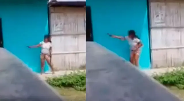 Menor amenaza con un cuchillo a su vecina en Tumbes