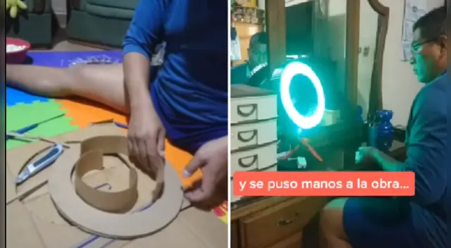 El ingenio del hombre para ayudar a su esposa cautivó a miles de usuarios en las redes sociales. El ingenio del hombre para ayudar a su esposa cautivó a miles de usuarios en las redes sociales.