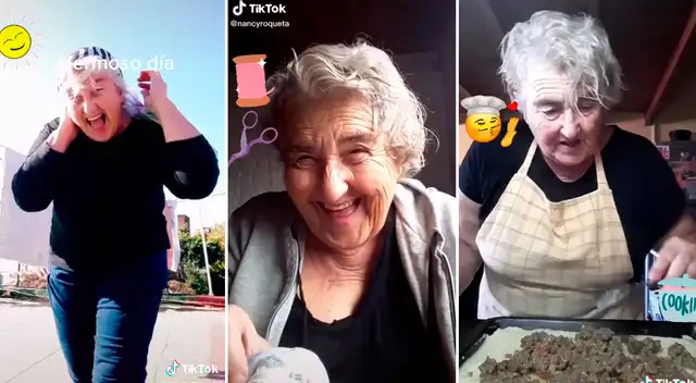 Abuelita se vuelve toda una sensación en TikTok.