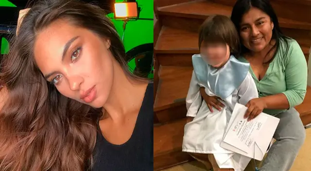 Natalie Vértiz dedica tierno mensaje a la nana de su hijo.