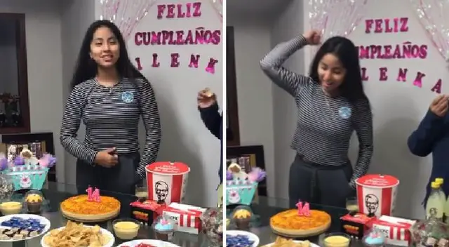 La cómica escena causó furor en las redes sociales. La cómica escena causó furor en las redes sociales.