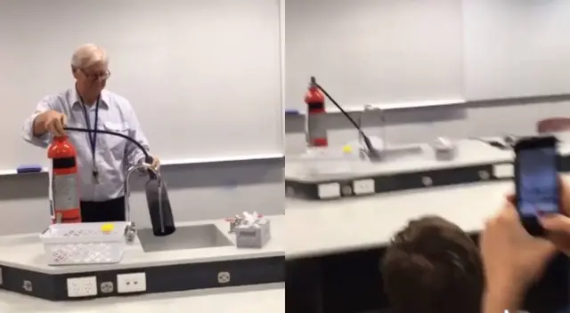Video viral de profesor en clase Video viral de profesor en clase