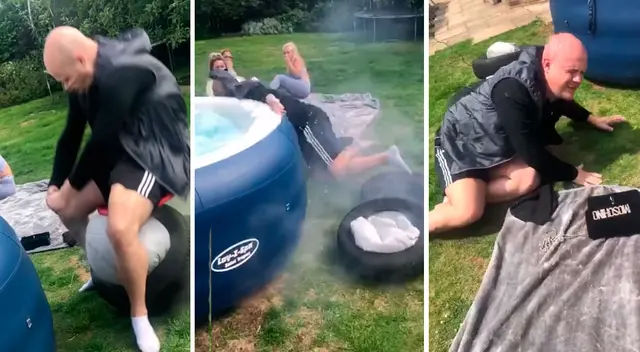 Joven le hace una terrible broma a su novio y termina fracturándole la espalda Joven le hace una terrible broma a su novio y termina fracturándole la espalda