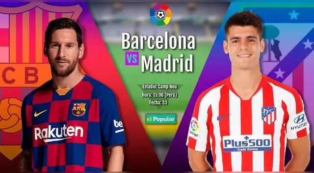 Conoce todos los detalles del Barcelona vs. Atlético de Madrid que se disputa hoy. Conoce todos los detalles del Barcelona vs. Atlético de Madrid que se disputa hoy.