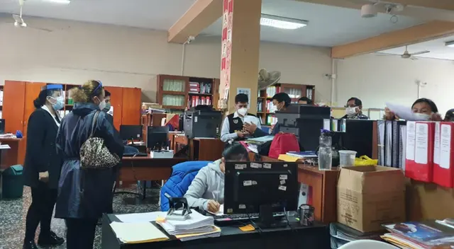 Realizan intervención en la Municipalidad de Chorrillos. Realizan intervención en la Municipalidad de Chorrillos.