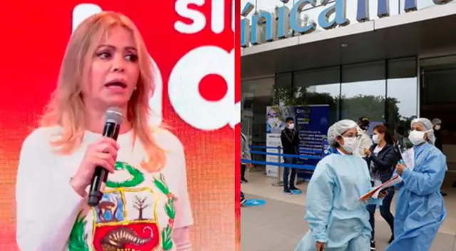 Gisela Valcárcel se mostró indignada con las clínicas que viene cobrando excesivos montos. Gisela Valcárcel se mostró indignada con las clínicas que viene cobrando excesivos montos.