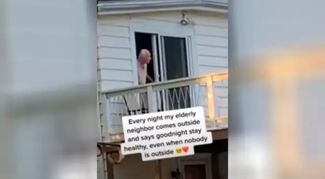 Anciano se vuelve viral por el tierno gesto con sus vecinos Anciano se vuelve viral por el tierno gesto con sus vecinos