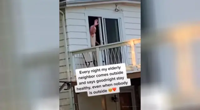 Anciano se vuelve viral por el tierno gesto con sus vecinos Anciano se vuelve viral por el tierno gesto con sus vecinos