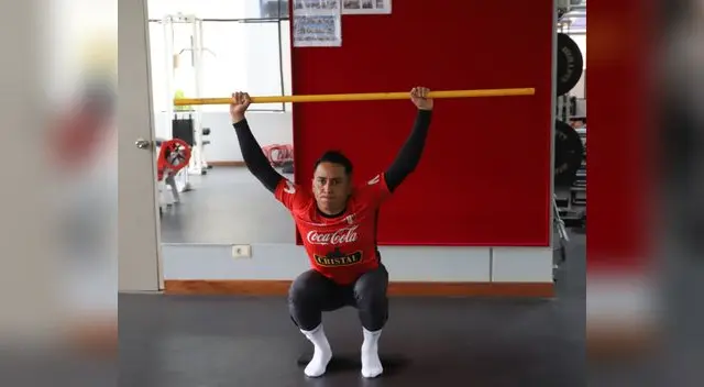 Cueva estuvo en la Videna poniéndose en forma