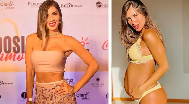 Korina Rivadeneira feliz porque falta poco para la llegada de su bebé. Korina Rivadeneira feliz porque falta poco para la llegada de su bebé.