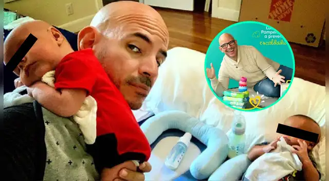 El productor Ricardo Morán se lució en una publicidad de una conocida marca de pañales, y algunos usuarios se quejaron debido a su homosexualidad.