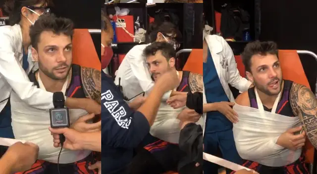 Nicola Porcella sostuvo que nunca había sentido un dolor igual.