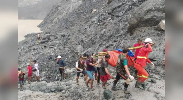 El siniestro ocurrió en el estado de Kachin, cerca de la frontera con China