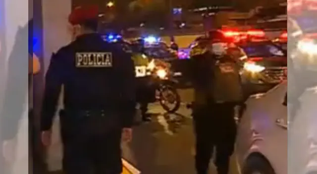 Detienen a presuntos delincuentes en San Borja.