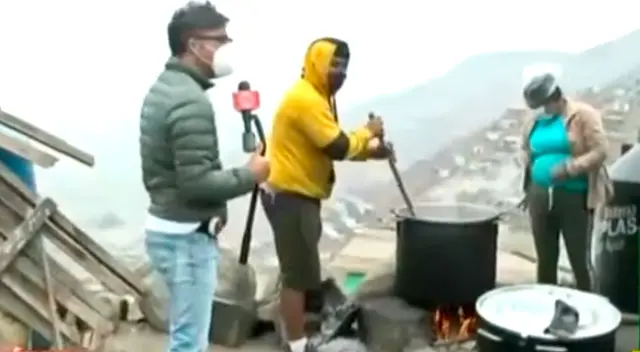 El conductor Renzo Schuller fue para ayudar a un asentamiento humano de SJL. El conductor Renzo Schuller fue para ayudar a un asentamiento humano de SJL.