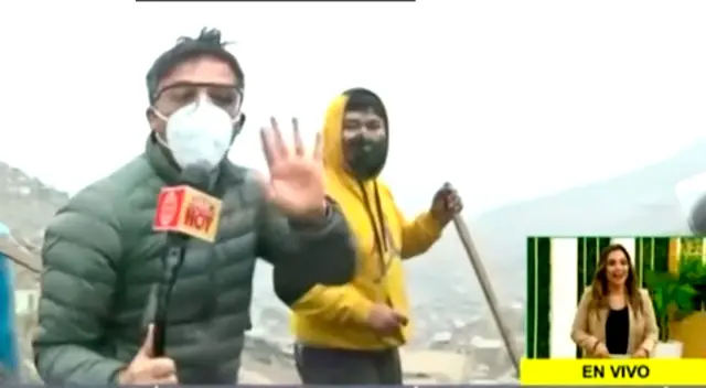 El conductor Renzo Schuller fue para ayudar a un asentamiento humano de SJL. El conductor Renzo Schuller fue para ayudar a un asentamiento humano de SJL.