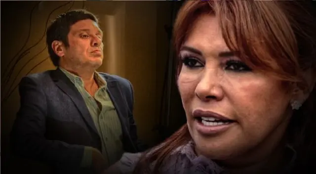 Magaly Medina le recordó fuertes imágenes al actor. Magaly Medina le recordó fuertes imágenes al actor.