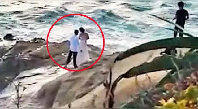 La escena causó el asombro de varios usuarios en las redes sociales. La escena causó el asombro de varios usuarios en las redes sociales.