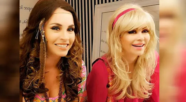 Gisela Valcárcel le cocina a Ethel Pozo.