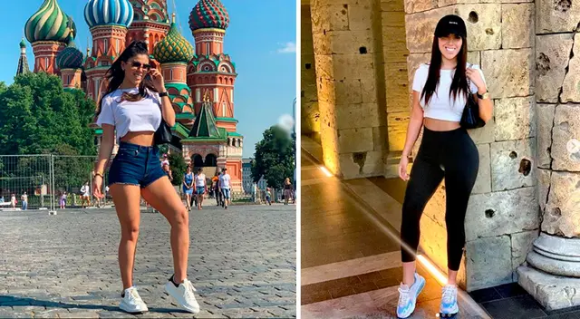Yahaira Plasencia se divierte en Rusia al lado de Jefferson Farfán.